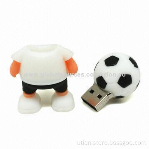 Football Man Style Promotional USB Accessory with 1 to 32GB Memory Capacity